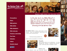 Tablet Screenshot of bebetterclub.pl